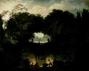 Jean Honore Fragonard Der Garten der Villa d'Este Spain oil painting artist